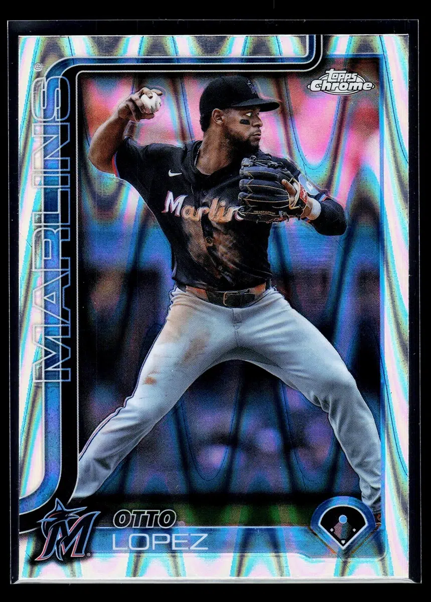 2025 Otto Lopez #134 Topps Chrome Refractor - front
