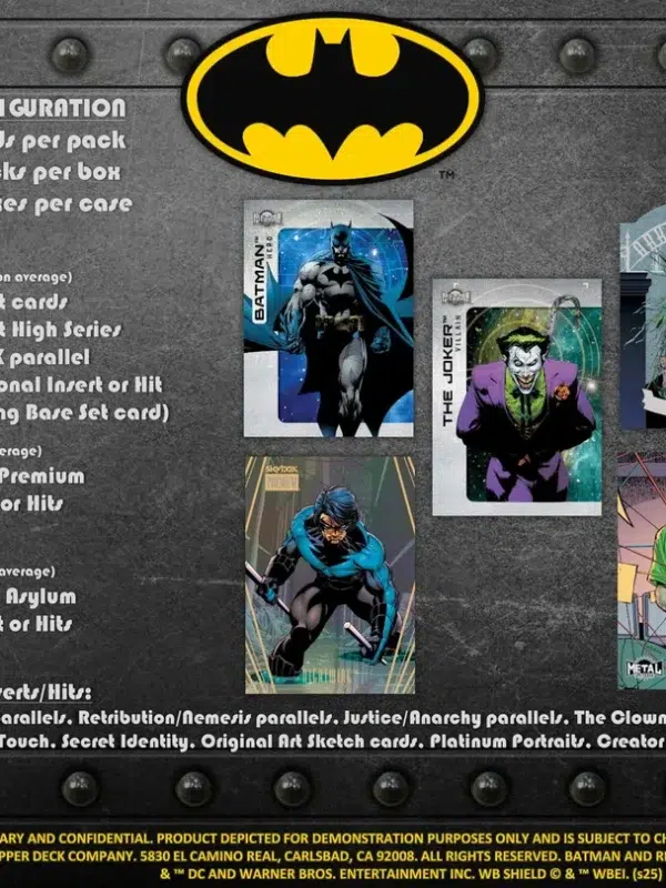 2025 Upper Deck Skybox Metal Universe Batman DC Blaster Box
