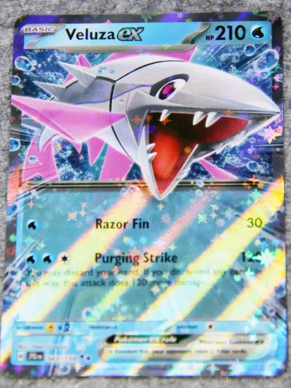 2025 Veluza ex #043 159 Pokemon Journey Together Double Rare Holo - front