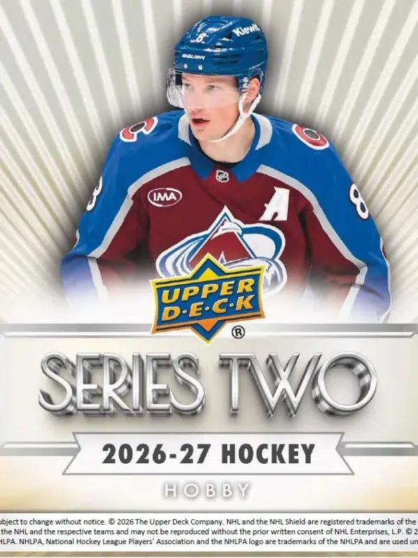 2026-27 Upper Deck Series 2 Hockey NHL Hobby Box - PRE ORDER deadline 05.10.2026