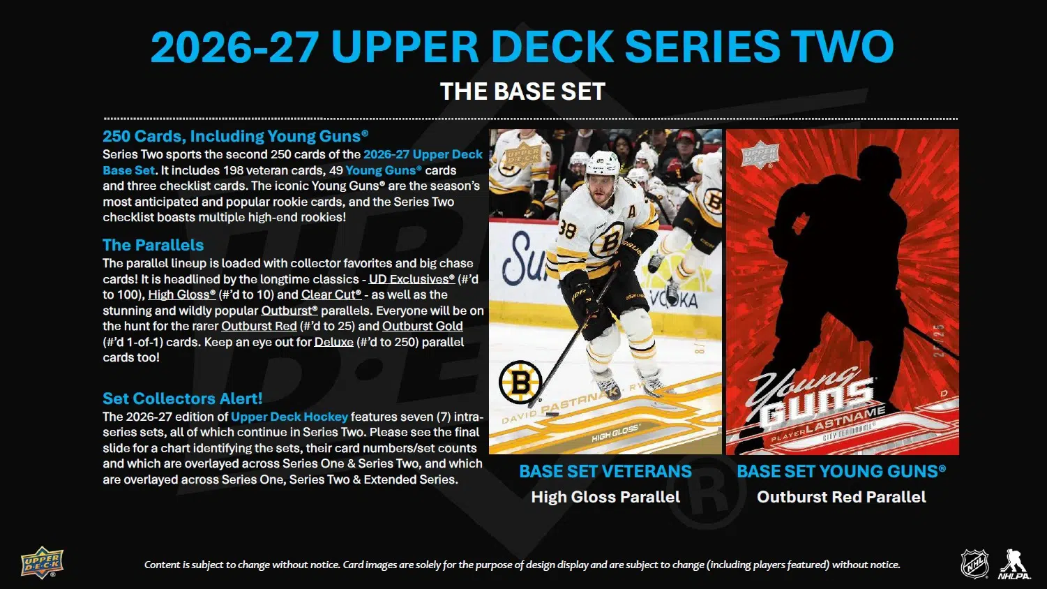2026-27 Upper Deck Series 2 Hockey NHL Hobby Box - PRE ORDER deadline 05.10.2026