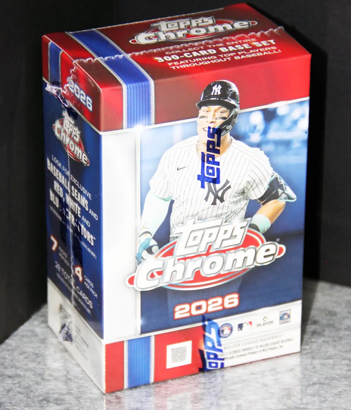 2026 Topps Chrome Baseball MLB Blaster Box - front