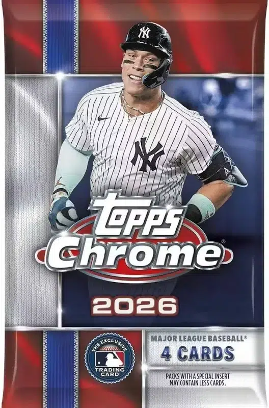 2026 Topps Chrome Baseball MLB Blaster Box