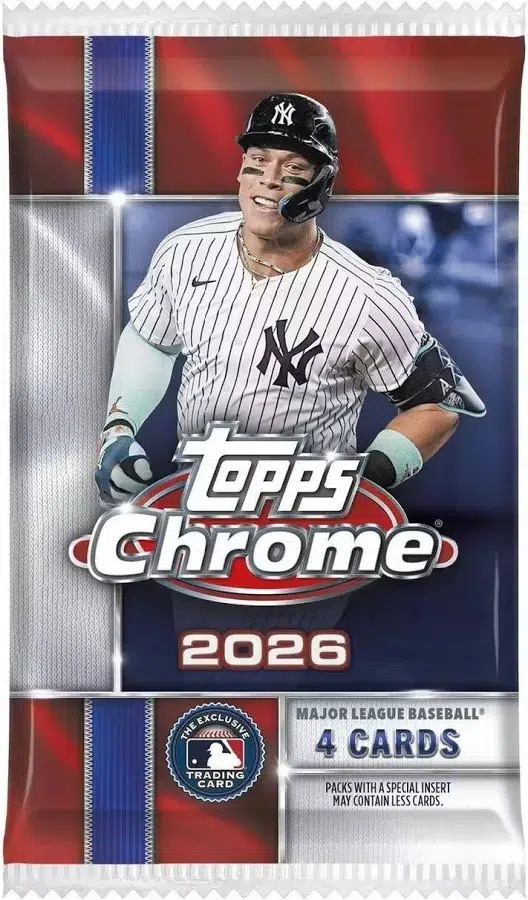 2026 Topps Chrome Baseball MLB Blaster Box
