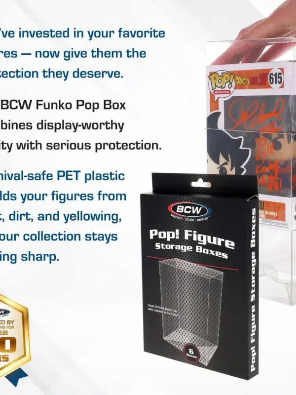 BCW POP! Figure Storage Boxes 6 Pack