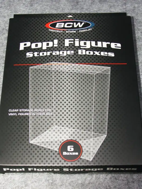 BCW Pop! Figure Storage Boxes 6 Pack - front