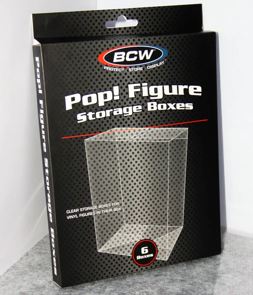 BCW Pop! Figure Storage Boxes 6 Pack - stand