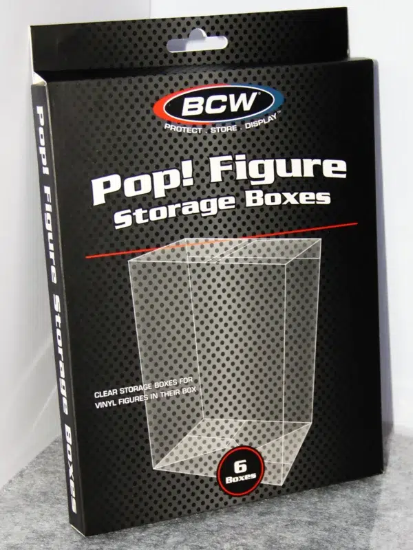 BCW Pop! Figure Storage Boxes 6 Pack - stand