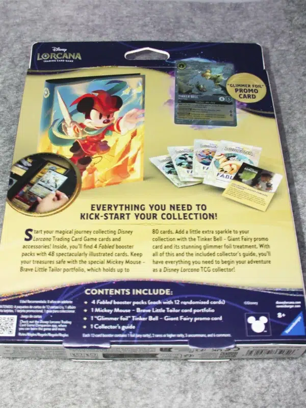 Disney Lorcana TCG Fabled Collection Starter Set - back