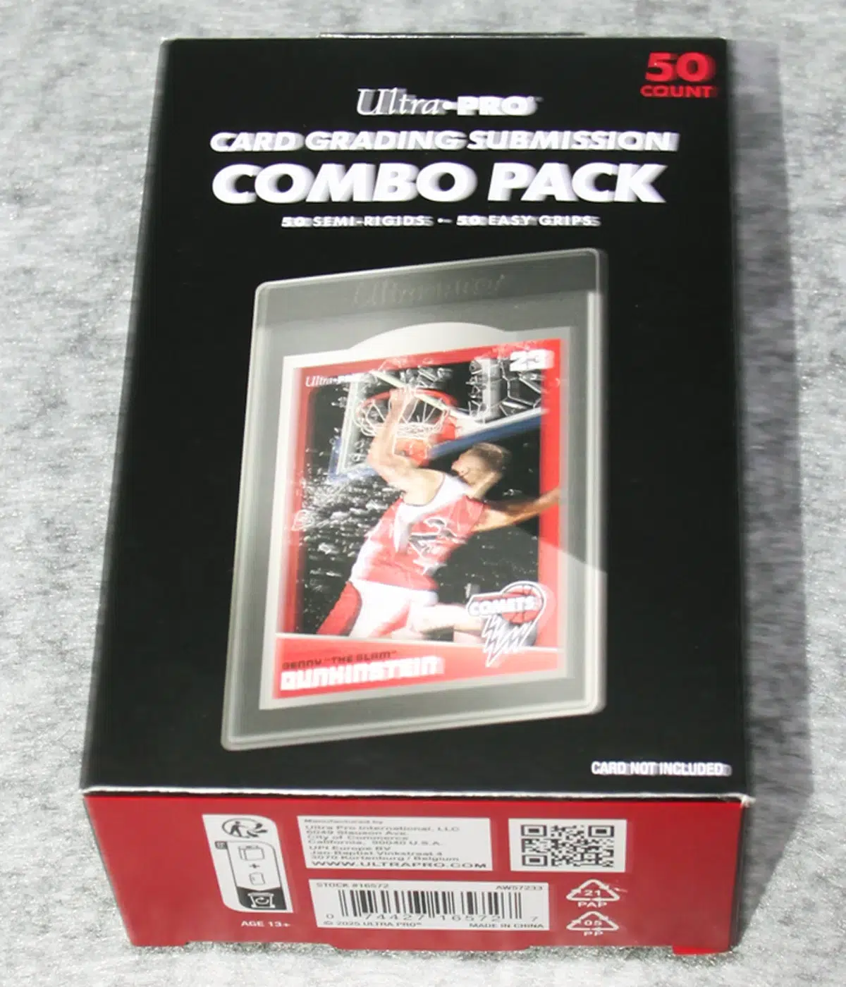 Ultra PRO Card Grading Submission Combo Pack 50 Semi Rigids & 50 Easy Grip Sleeves - front