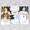 2009 10 John Stockton & Deron Williams #DG SW Upper Deck Dual Game Materials - front