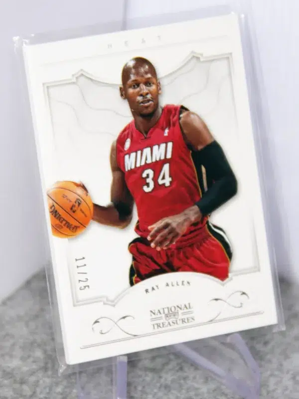 2012 13 Ray Allen #8 Panini National Treasures of 25 - stand