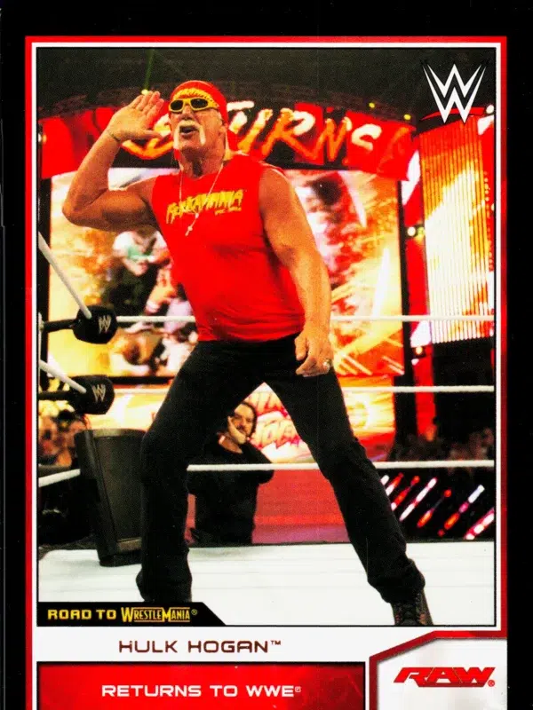 2014 Hulk Hogan #81 Topps WWE Road to WrestleMania - front