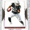 2017 Amari Cooper #9 Panini National Treasures Jersey Number Red of 89 - front