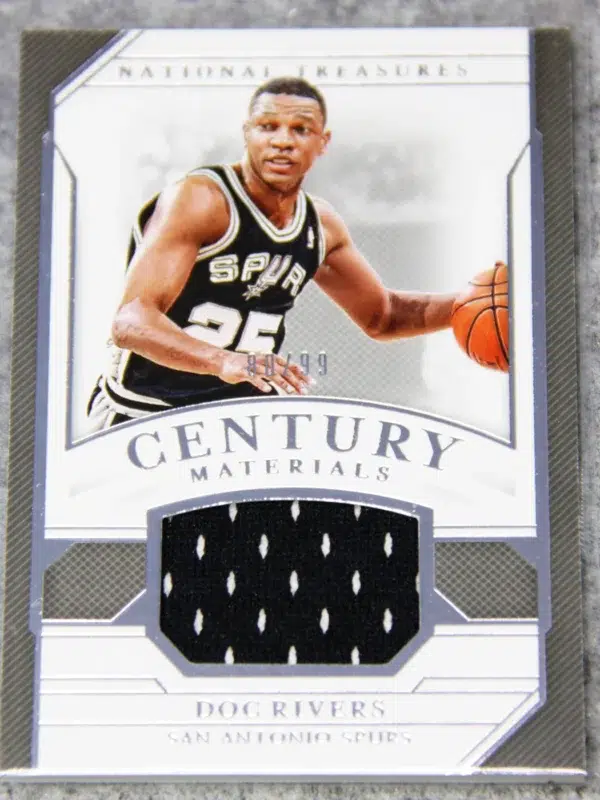 2018 19 Doc Rivers #CM DR Panini National Treasures Century Materials of 99 - front