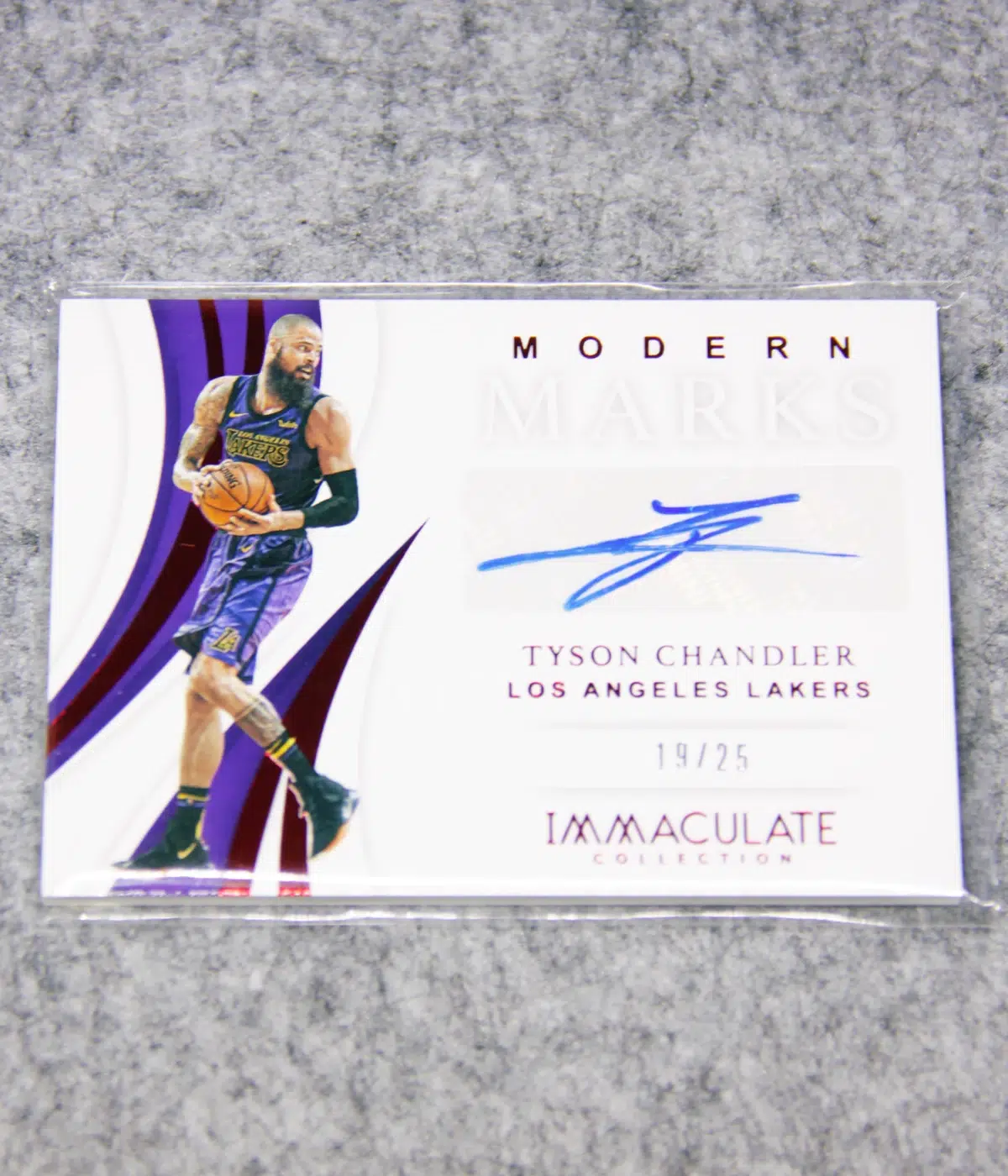 2018 19 Tyson Chandler #MM TCH Panini Immaculate Collection Modern Marks of 25 - front