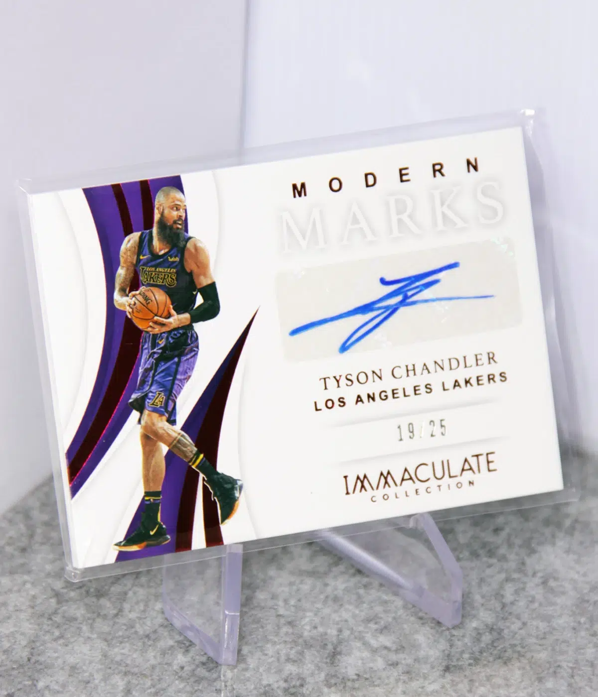 2018 19 Tyson Chandler #MM TCH Panini Immaculate Collection Modern Marks of 25 - stand