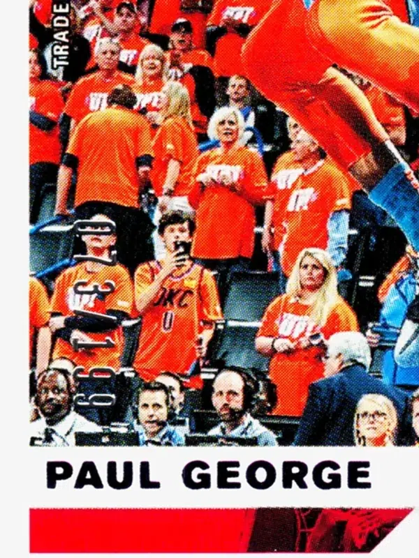 2019 20 Paul George #141 Panini Donruss Press Proof of 199 - detail