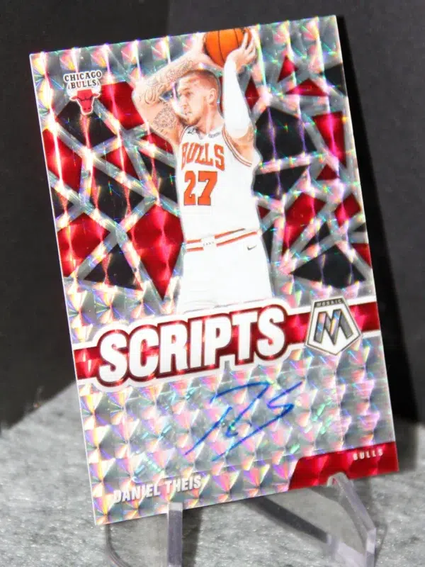 2020 21 Daniel Theis #SC DTH Panini Mosaic Scripts - stand