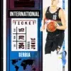 2020 21 Nikola Jokic #27 Panini Contenders International Ticket - front