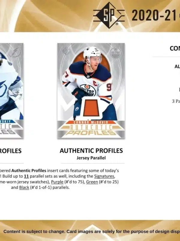 2020-21 Upper Deck SP Hockey NHL Blaster Box