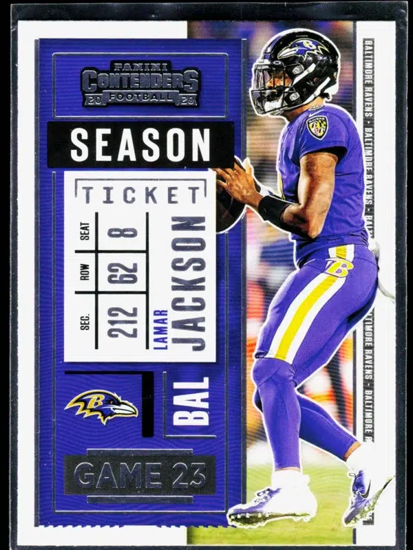 2020 Lamar Jackson #93 Panini Contenders - front