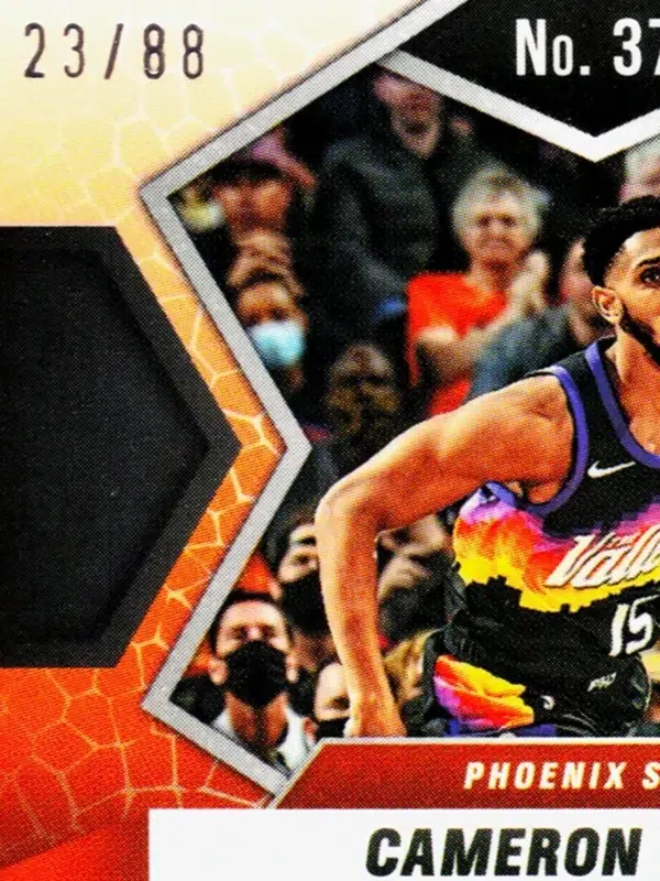 2021 22 Cameron Payne #37 Panini Mosaic Red Yellow Mosaic of 88 - detail