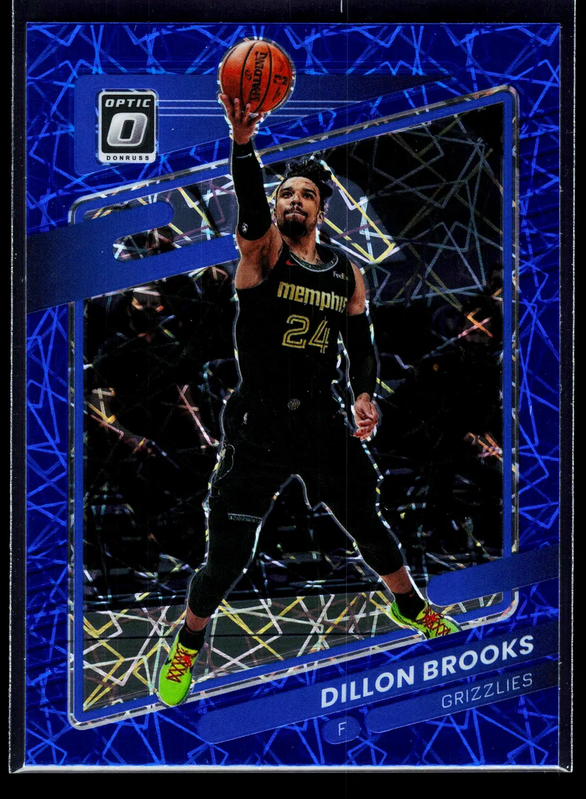 2021 22 Dillon Brooks #136 Panini Donruss Optic Blue Velocity Prizm - front