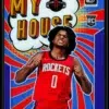 2021 22 Jalen Green #17 Panini Donruss Optic My House Purple Prizm - front