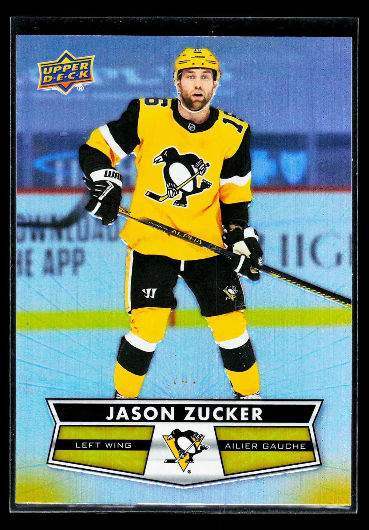 2021 22 Jason Zucker #66 Upper Deck Tim Hortons - front