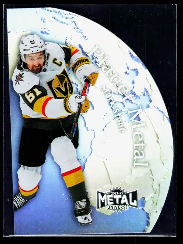 2021 22 Mark Stone #PM 11 Upper Deck Skybox Metal Universe Planet Metal - front