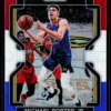 2021 22 Michael Porter Jr. #164 Panini Prizm Red White Blue Prizm - front