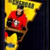 2021 22 Trevor Zegras #TC 19 Upper Deck Skybox Metal Universe The Cheddar - front
