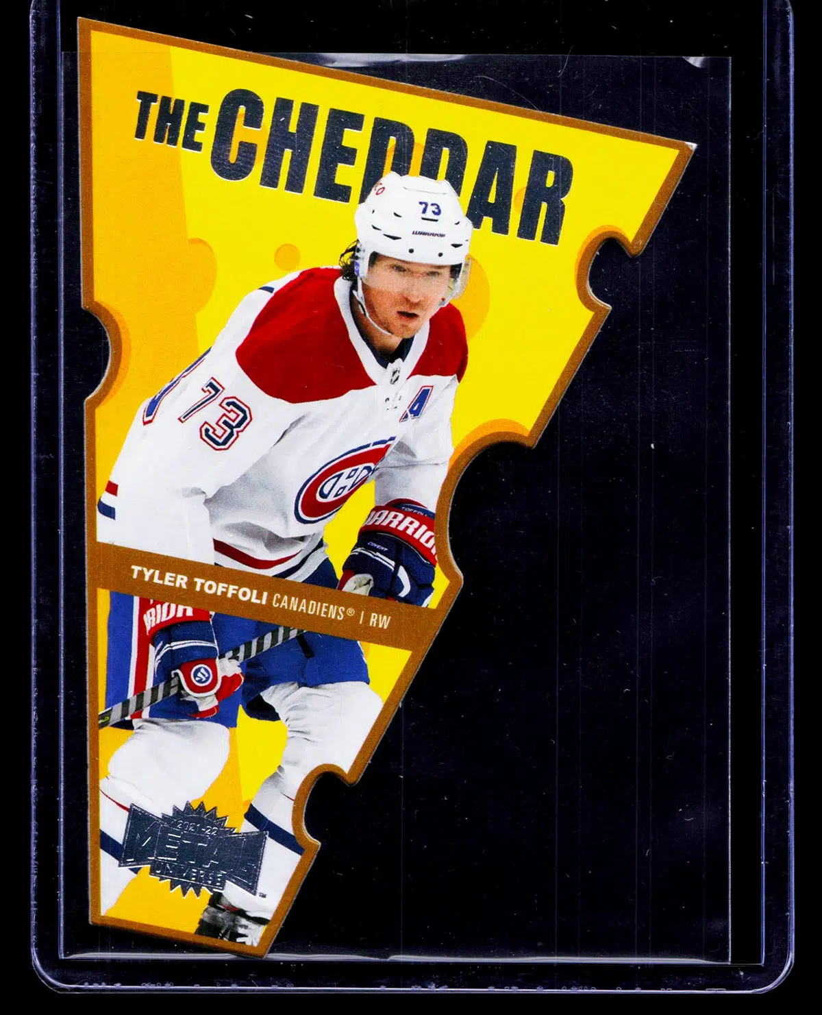 2021 22 Tyler Toffoli #TC 18 Upper Deck Skybox Metal Universe The Cheddar - front