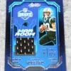 2021 Chuba Hubbard #WRM CHU Panini Absolute War Room Materials of 199 - front