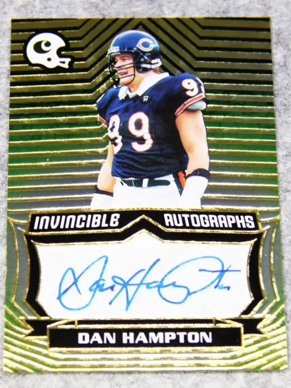 2021 Dan Hampton #INV DHA Panini Chronicles Invincible Autographs - front