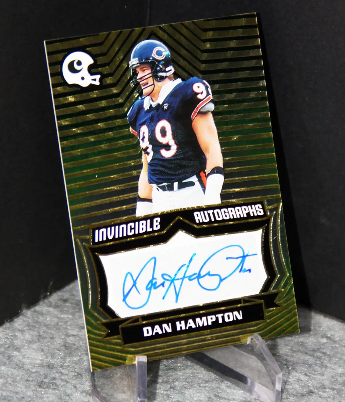 2021 Dan Hampton #INV DHA Panini Chronicles Invincible Autographs - stand