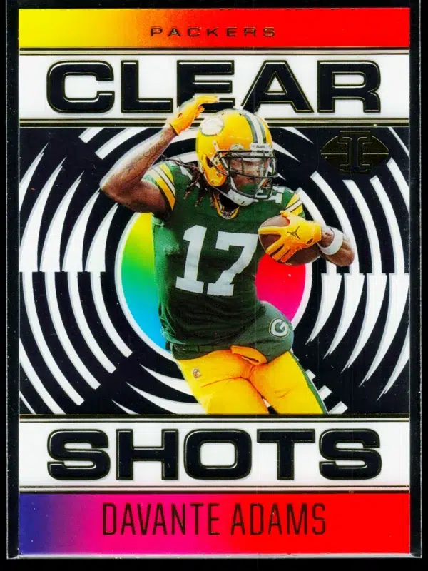 2021 Davante Adams #CS 8 Panini Illusions Clear Shots - front