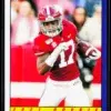 2021 Jaylen Waddle #TB7 Panini Score 1991 Throwback - front