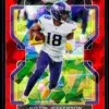 2021 Justin Jefferson #125 Panini Prizm Red Ice - front