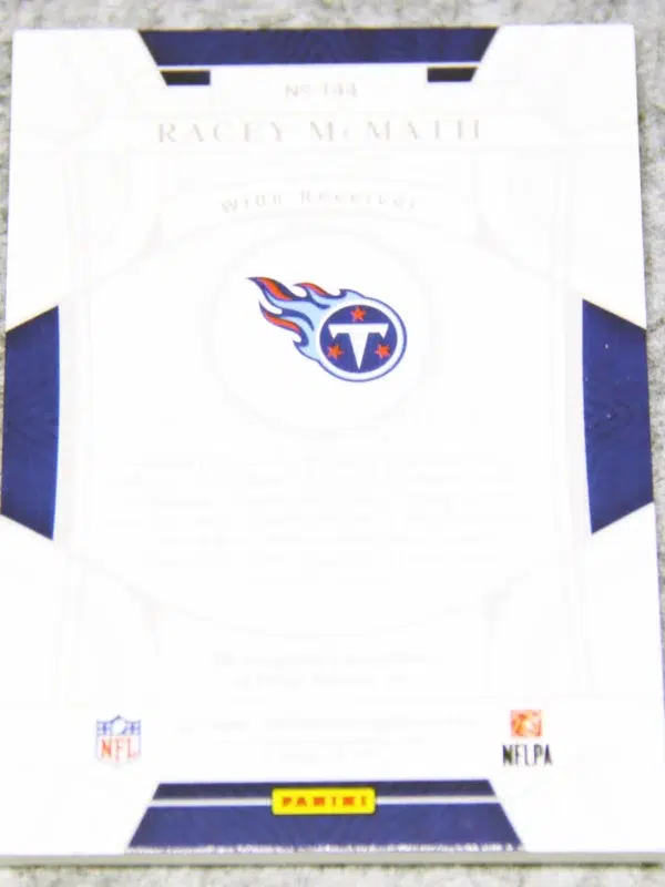 2021 Racey McMath #144 Panini National Treasures Rookie Signatures Purple of 35 - back
