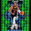 2022 23 Jalen Brunson #95 Panini Mosaic Green Mosaic Prizm - front