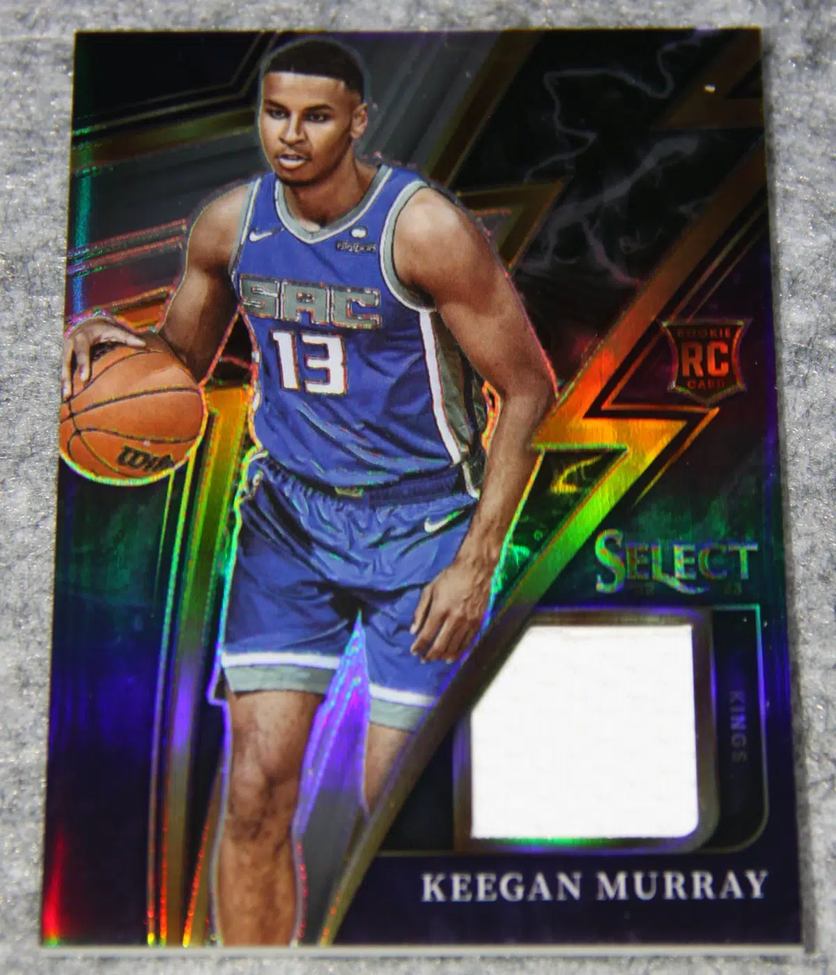 2022 23 Keegan Murray #S KM Panini Select Sparks - front