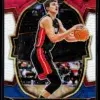 2022 23 Nikola Jovic #91 Panini Select Concourse Red White and Blue - front
