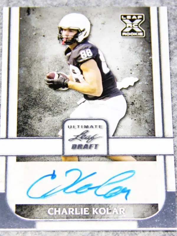 2022 Charlie Kolar #BA CK1 Leaf Ultimate Draft - front