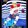 2022 Cole Caufield #USA 1 Upper Deck National Hockey Card Day Americas Rookies - front