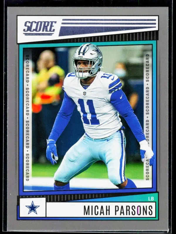 2022 Micah Parsons #227 Panini Score Scorecard - front