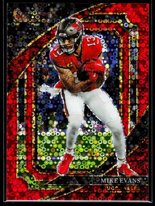 2022 Mike Evans #364 Panini Select Suite Level Red Disco of 49 - front