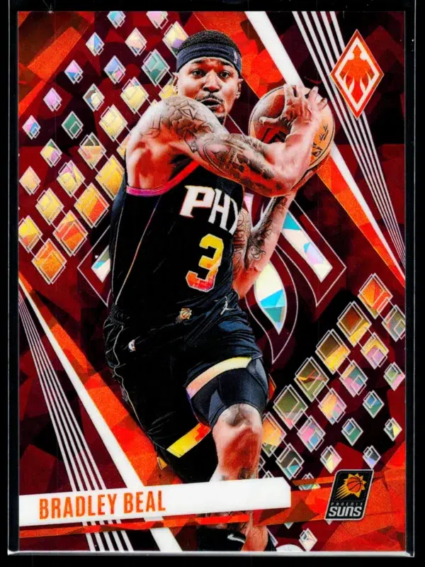 2023 24 Bradley Beal #106 Panini Phoenix Maroon Ice of 275 - front