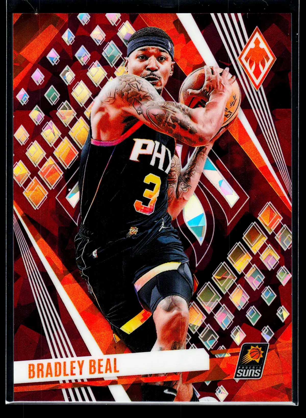 2023 24 Bradley Beal #106 Panini Phoenix Maroon Ice of 275 - front